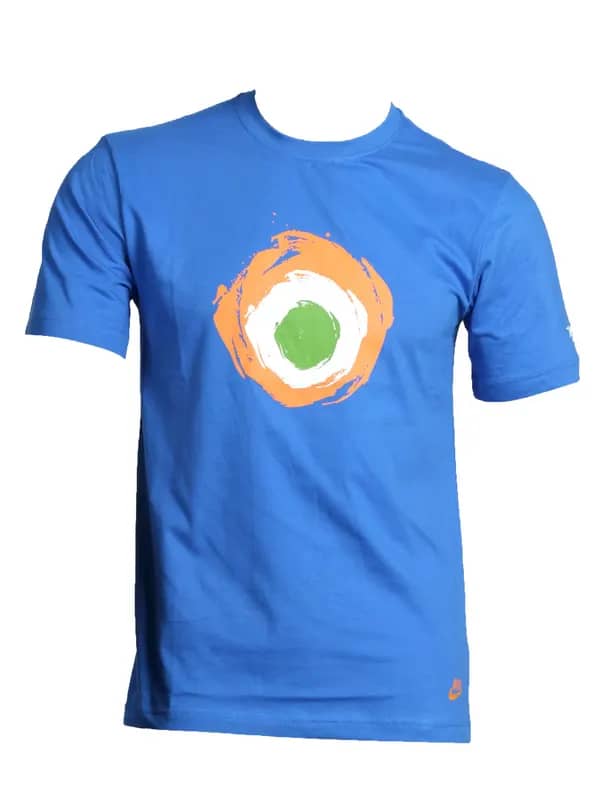 Nike Men's Bleed blue India Colors T-shirt