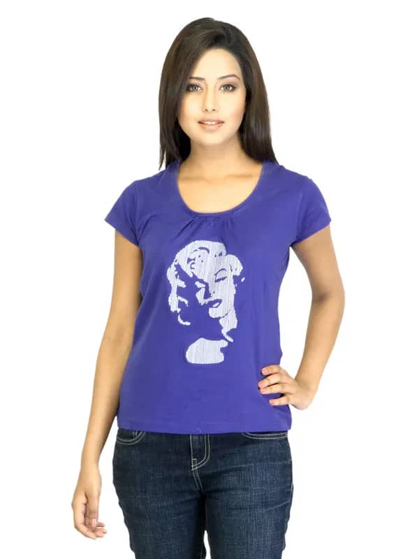 Arrow Woman Blue Top