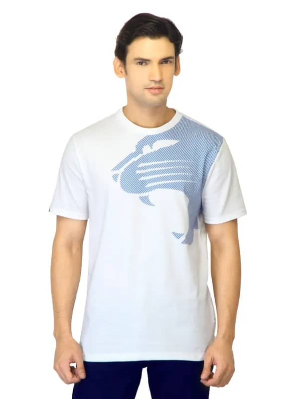 Puma Men Classic Graphic White T-shirt