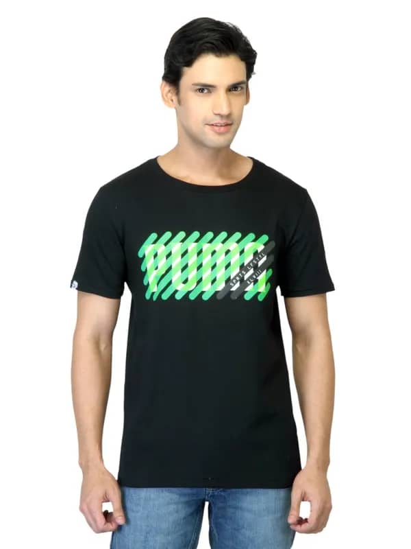 Puma Men Graphic Black T-shirt