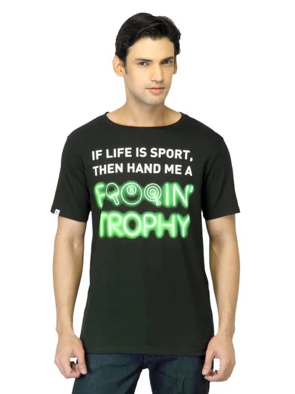 Puma Men Black T-shirt