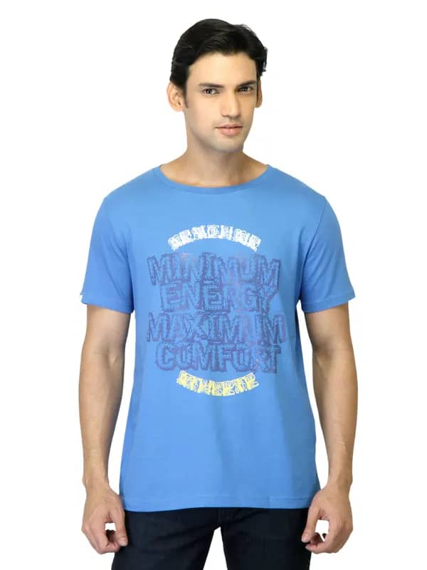 Puma Men Blue T-shirt