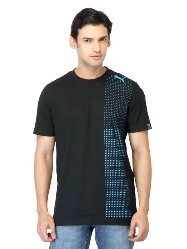Puma Men Tech Graphic Black T-shirt