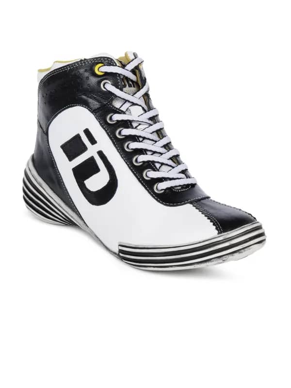 ID Men White & Black Shoes