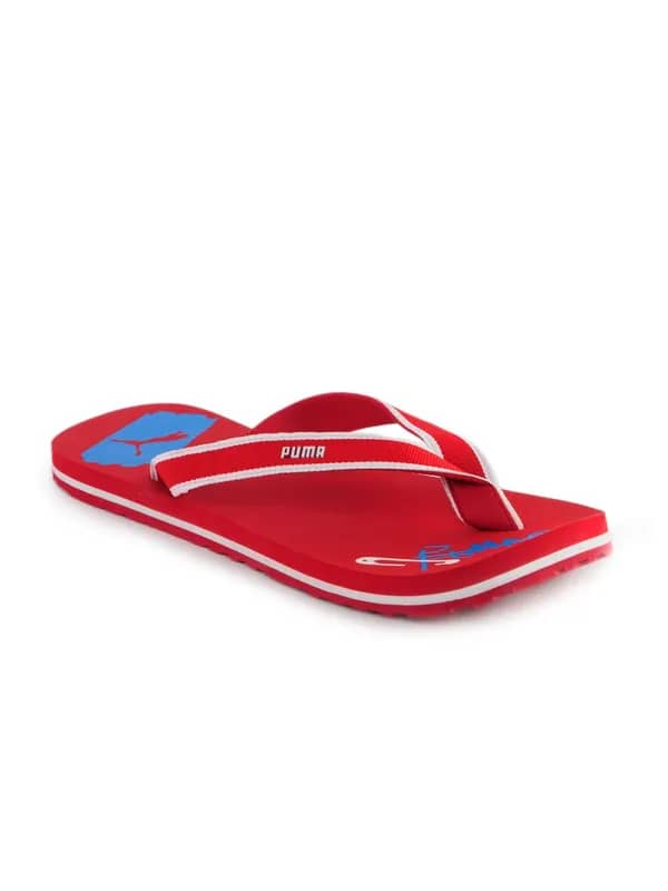 Puma Men Pop Art Red Flip Flops