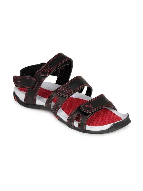 Puma Men Black Aripon Ind Sports Sandals