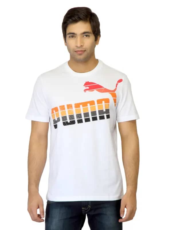 Puma Men Sunbleach White T-shirt