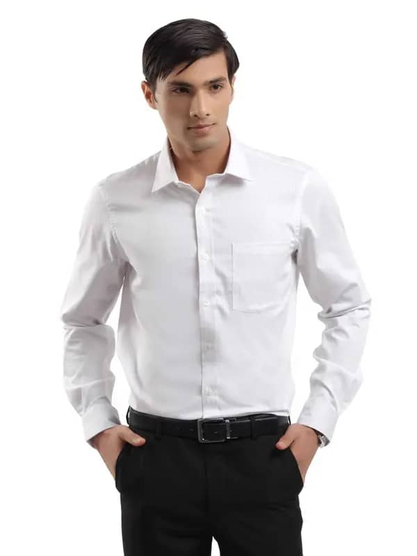 Arrow Men White Striped Shirt