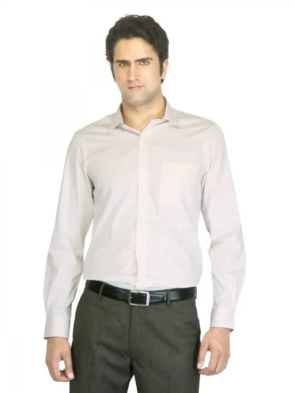 Arrow Men Off White Slim Fit Shirt