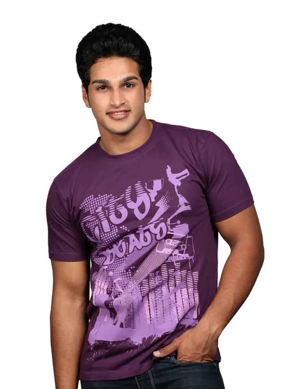 Inkfruit Men's City Beats Violet T-shirt