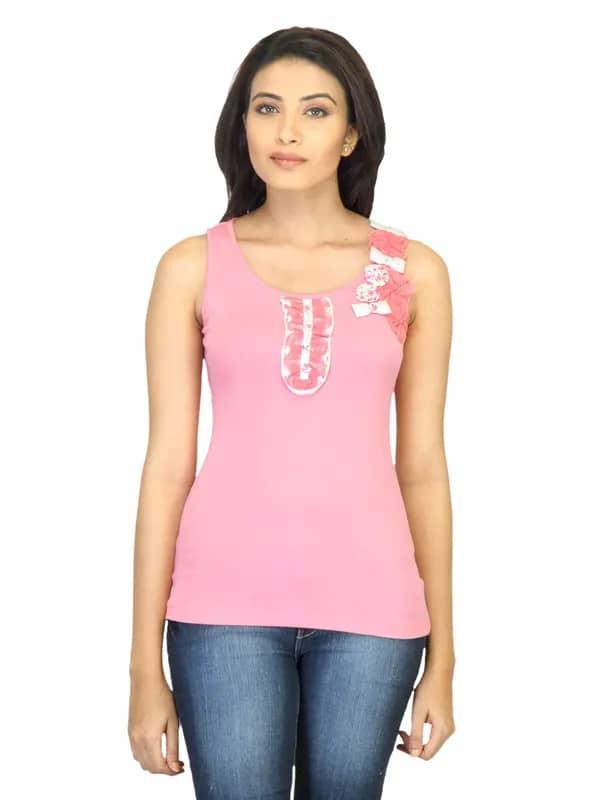 Jealous 21 Women Pink Top