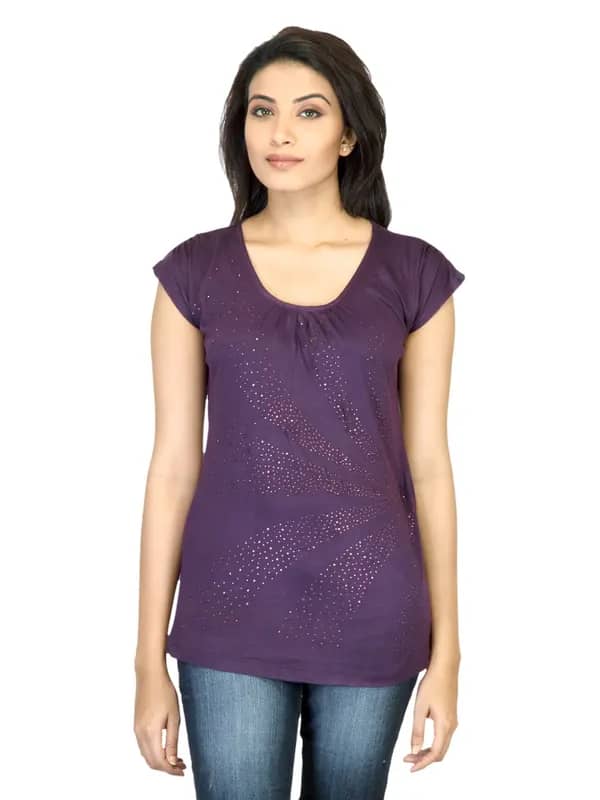 Jealous 21 Women Purple Top