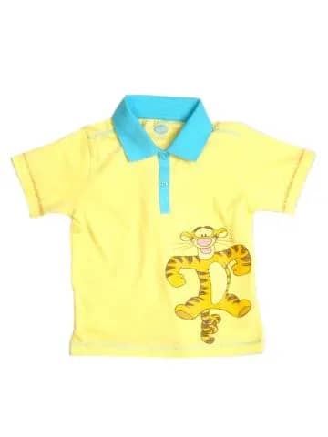 Disney Kids Boy's Yellow Polo Tshirt