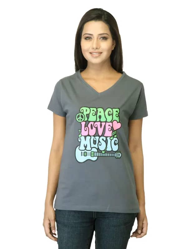 Tantra Women Hippy Grey T-shirt