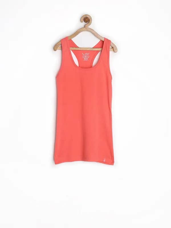 Jockey Women Coral Pink Tank Top