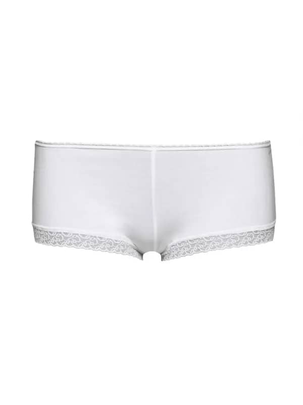 Jockey Lace Stretch White Boy Leg Brief
