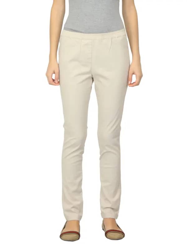 Scullers For Her Beige Trousers