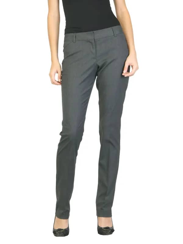 Scullers For Her Women Grey Trousers