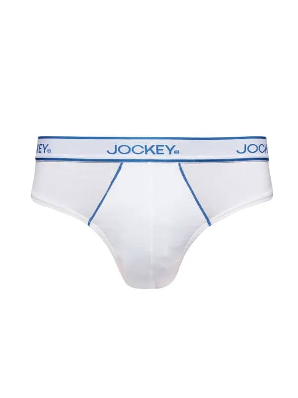 Jockey Men Comfort Stretch White Bikini Brief
