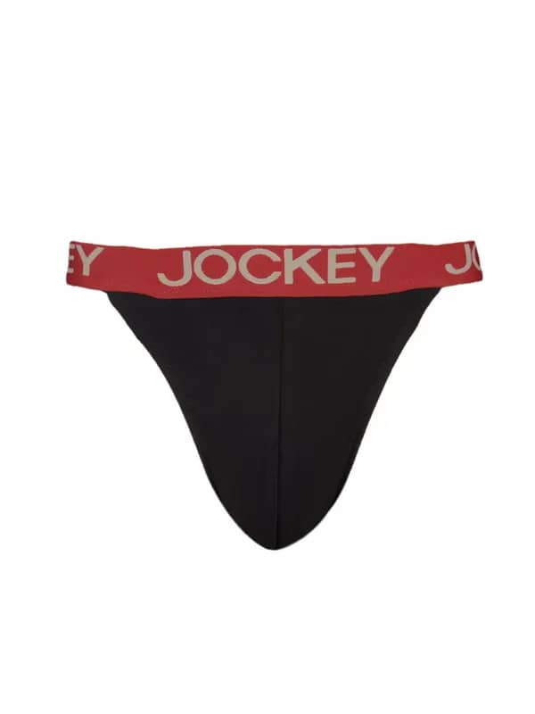 Jockey ZONE Men Black Tanga Brief US18
