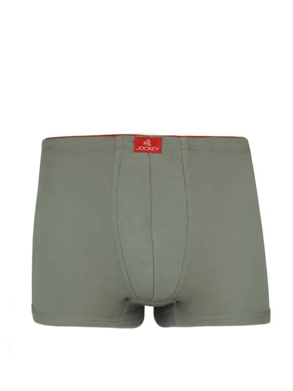 Jockey ZONE Men Grey Modern Trunks US19