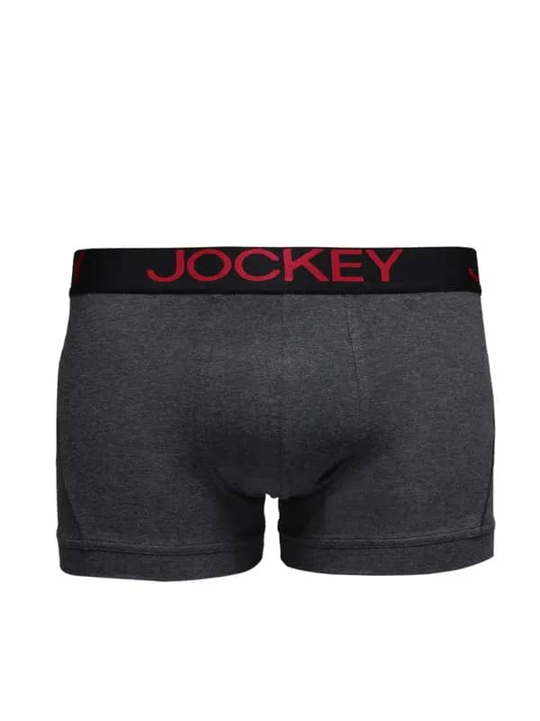 Jockey ZONE STRETCH Men Charcoal Trunks US20
