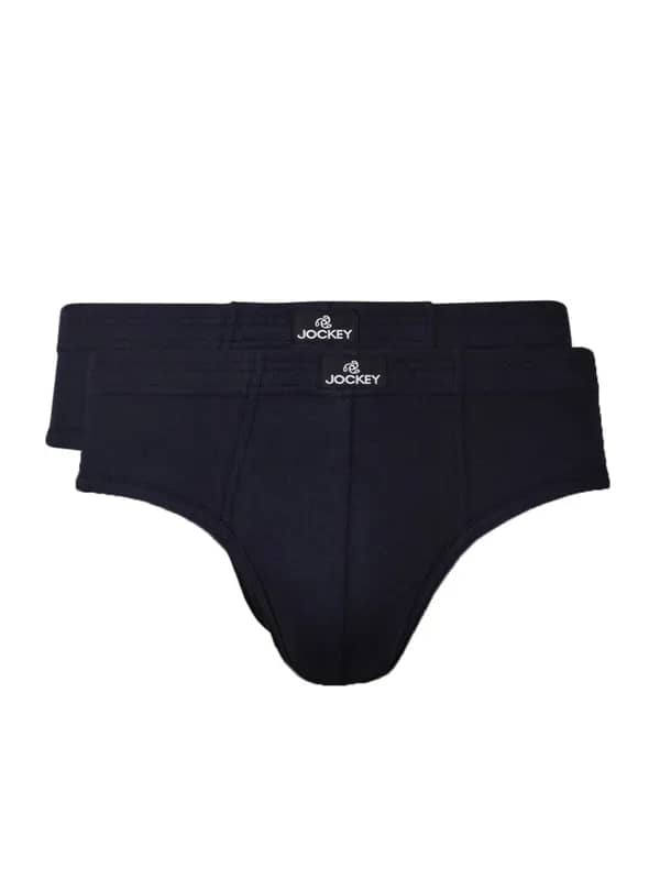 Jockey ELANCE Men Navy Blue Pack of 2 Briefs 1009
