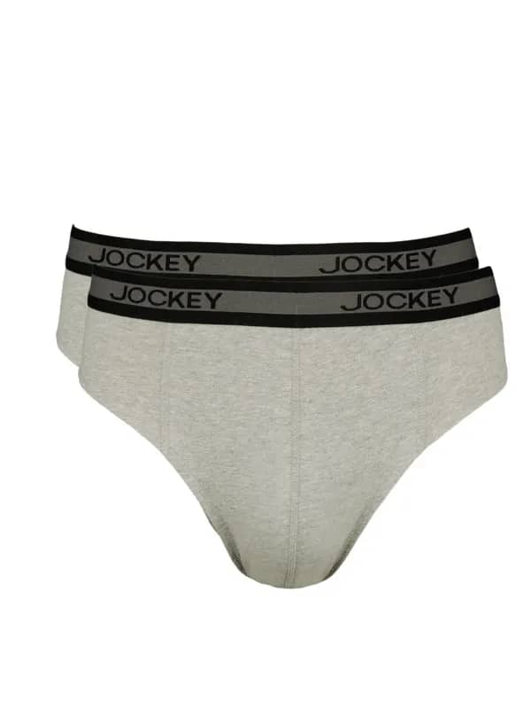Jockey ELANCE Men Pack Of 2 Grey Briefs 1010