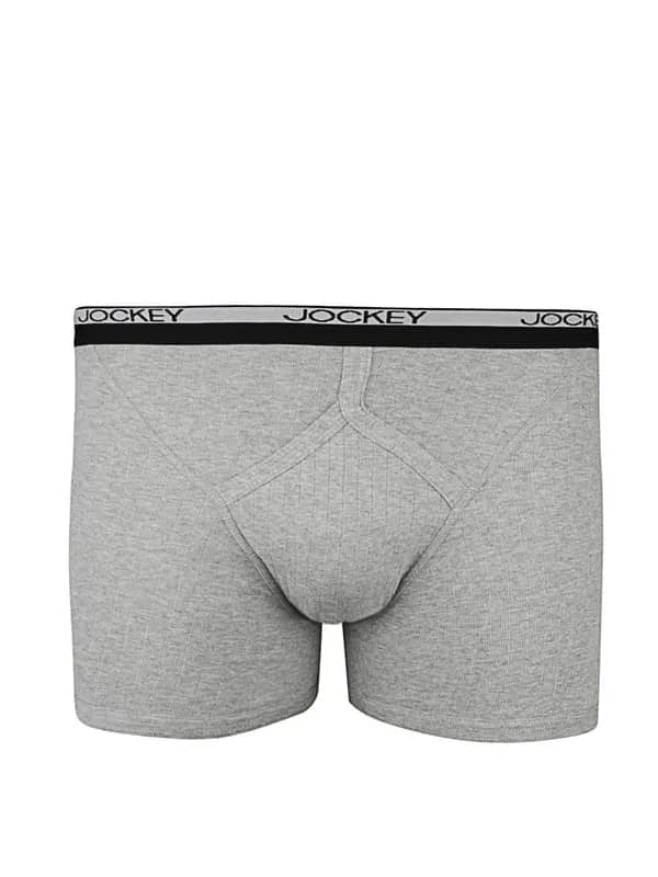 Jockey MC Men Grey Melange Midway Classic Trunks 1101
