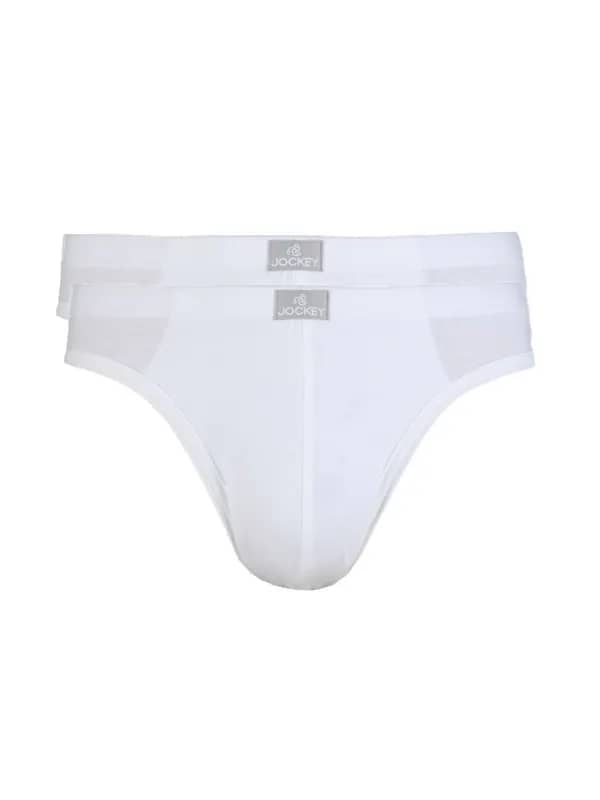 Jockey MC Men White Pack of 2 Brief 8033