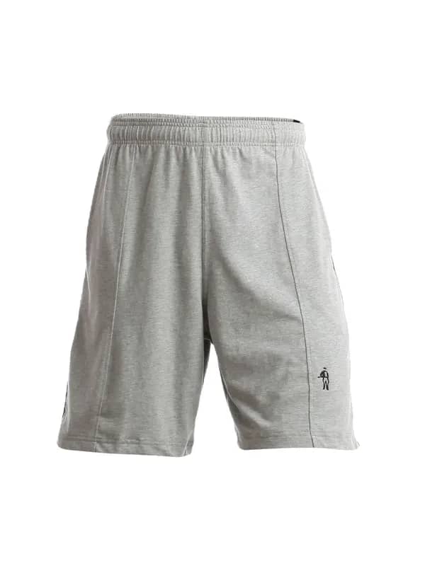 Jockey 24 x 7 Men Grey Melange Lounge Shorts 9426
