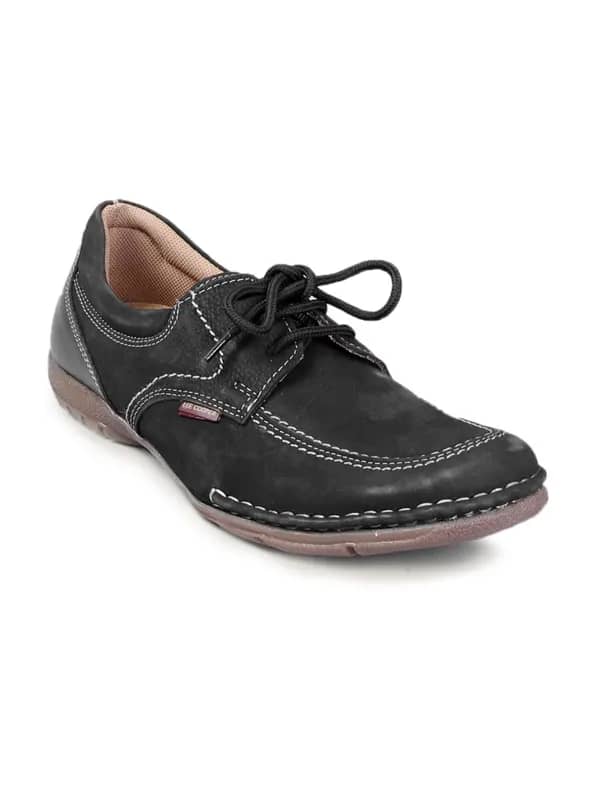 Lee Cooper Men's Casual Felt Black Shoe