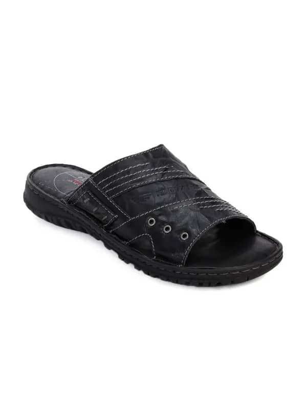 Red Tape Men Casual Black Sandals