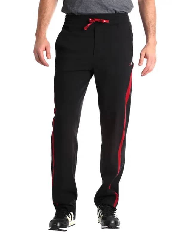 Urban Yoga Men Black Track Pants