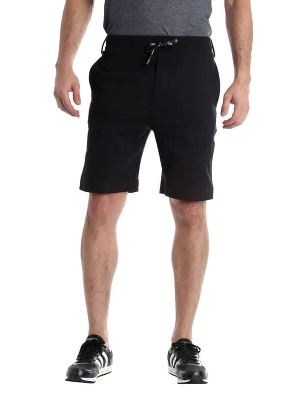 Urban Yoga Men Black Shorts