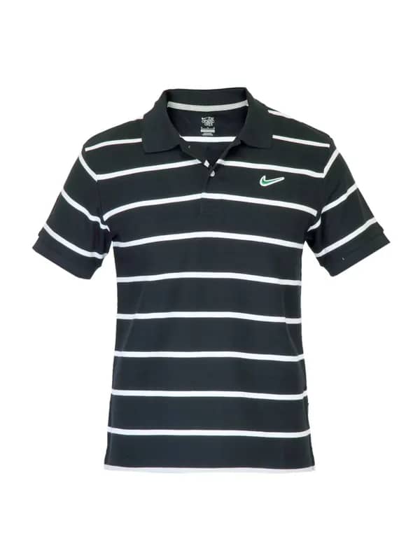 Nike Men Pique Navy Blue T-shirt