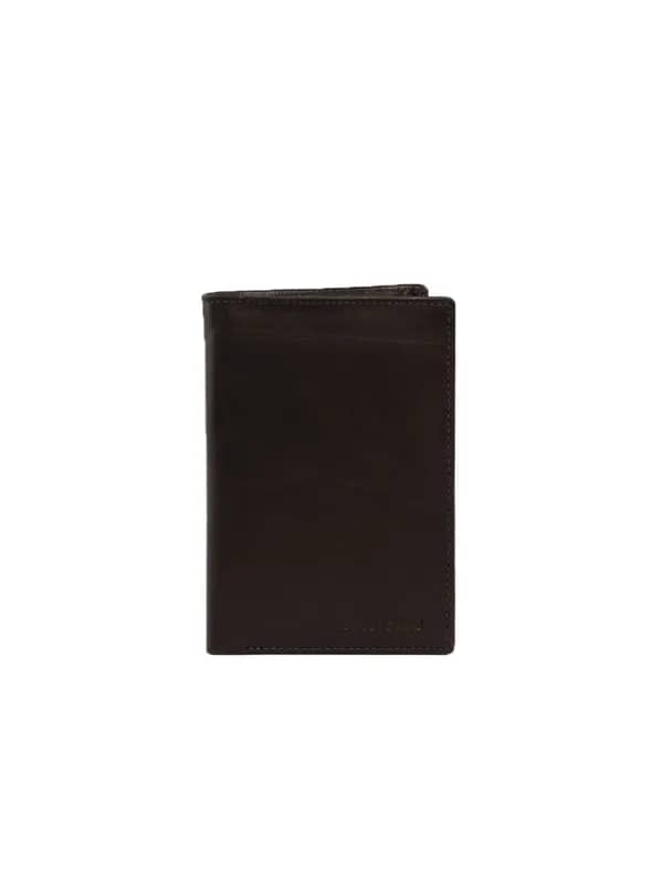 Peter England Men Leather Brown Wallet