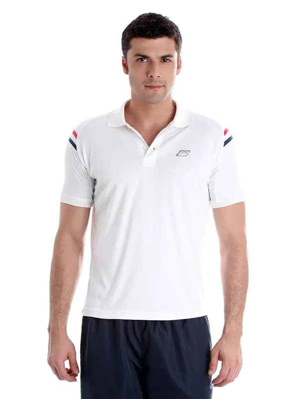 Proline Men White Polo Tshirt