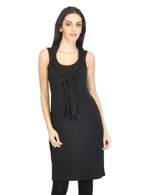 W Women Black Tunic