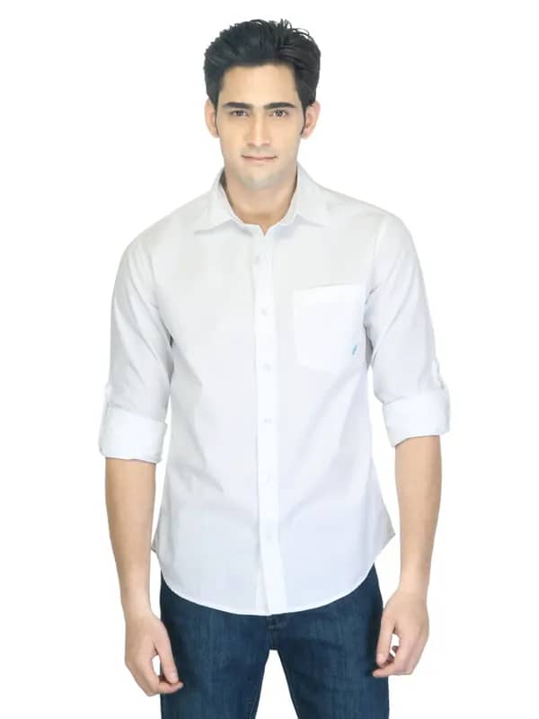 Denizen Men White Shirt