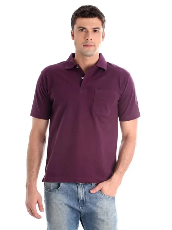 Proline Men Purple T-shirt