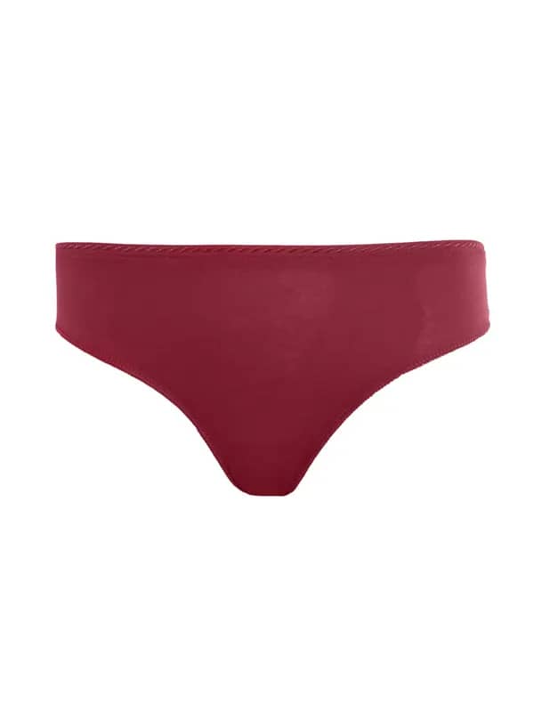 Enamor Women Maroon Mid-Rise Bikini Brief
