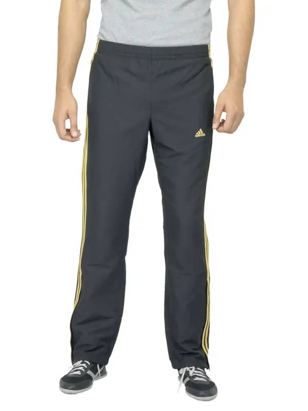ADIDAS Men Black Track Pants