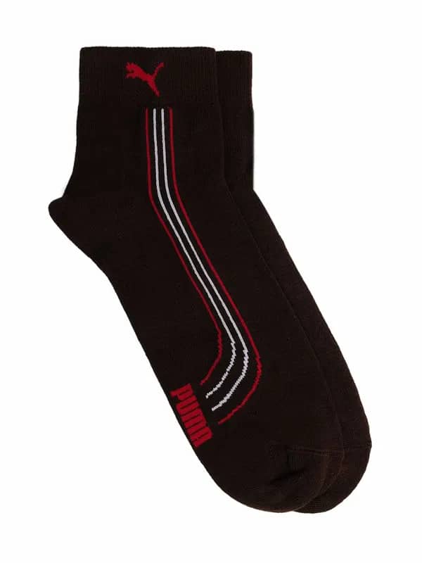 Puma Unisex FTPA Quarters Brown Socks
