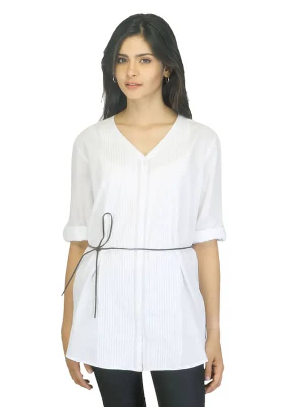 United Colors of Benetton Women White Tunics