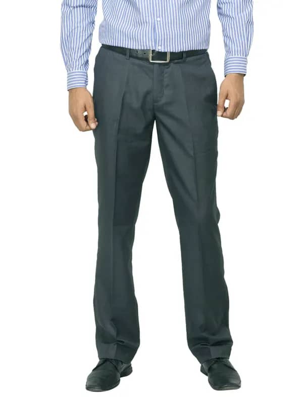 Genesis Men Grey Trousers