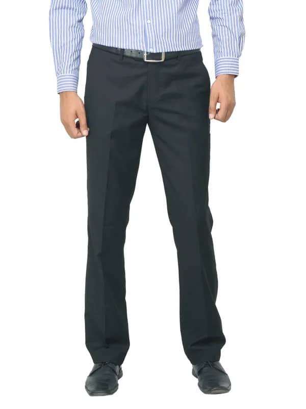 Genesis Men Black Trousers