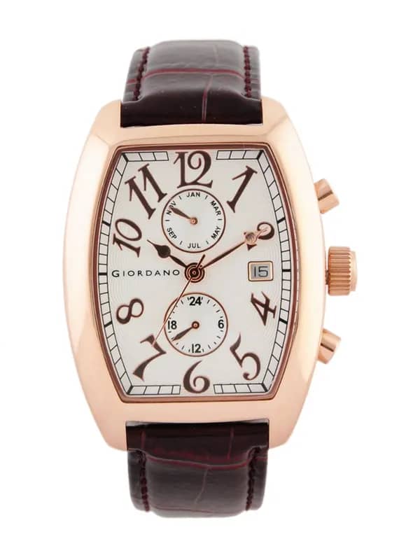 Giordano Men White Dial Watch