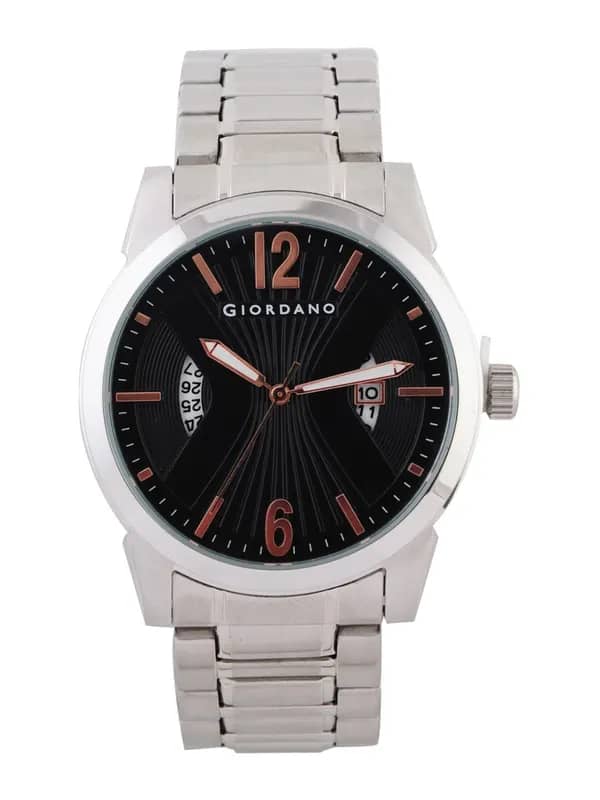 Giordano Men Black Dial Watch