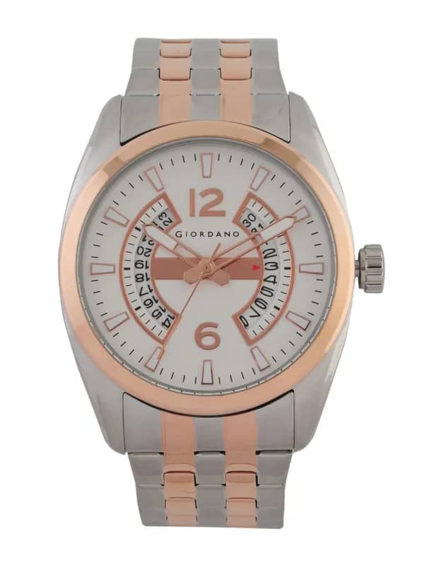 Giordano Men White Dial Watch
